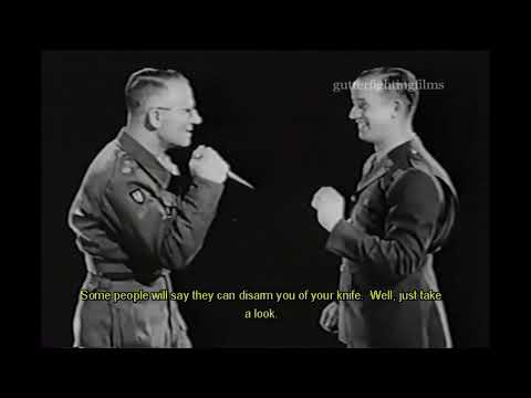 Fairbairn knife fighting method. the father of knife fighting