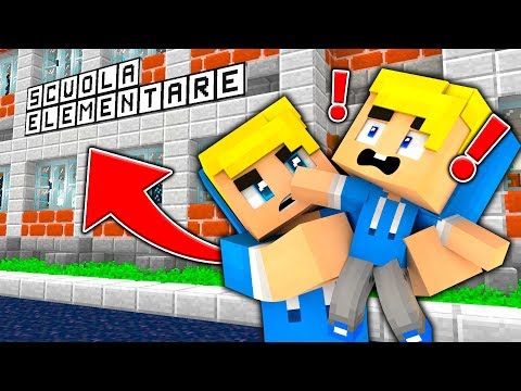 MIO PAPÀ MI ISCRIVE A SCUOLA!! - Scuola di Minecraft #0