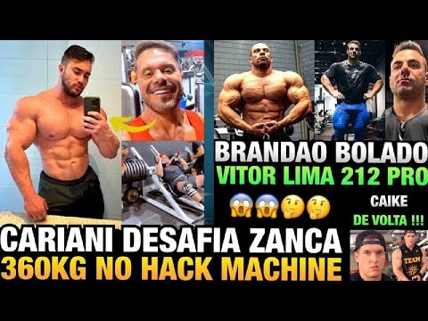 CARIANI DESAFIA ZANCANELLI - BRANDÃO MOSTRA PUMP INSANO - CAIKE VOLTA A TREINAR COSTAS E MAIS