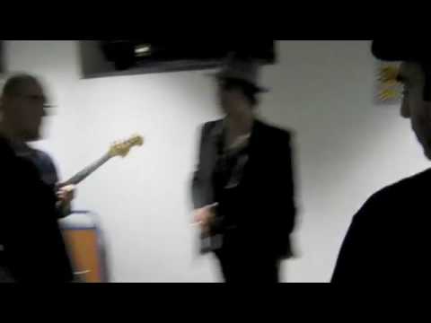 Pete Doherty calls Security Guard "you maniac" in front of band members of FM Belfast