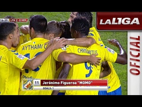 Gol de penalti de Momo (2-0) en el UD Las Palmas - Hércules CF - HD