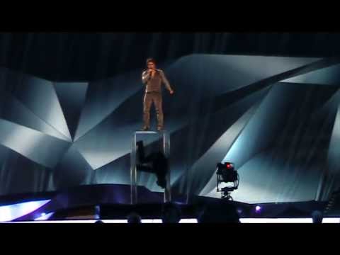 2nd rehearsal Azerbaijan: Farid Mammadov - Hold me (Eurovision 2013)