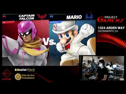 Sean(Cpt. Falcon) VS Kurama(Mario): Project Gamerz #2 Winners Finals