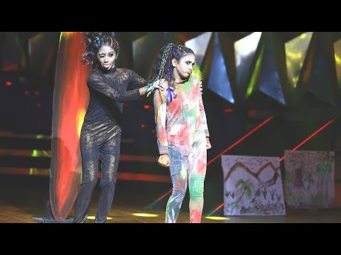 D4 Junior Vs Senior I The paint & brush Isha and Ananya I Mazhavil Manorama