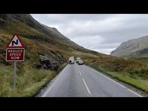 Fahrt durch die schottischen Highlands im Setra S 515 HD