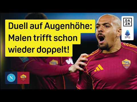 Doppelter Malen tut Napoli weh: SSC Neapel - AS Rom | 25. Spieltag | Serie A | DAZN Highlights