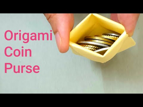 How to make origami coin purse, very easy