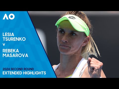 Lesia Tsurenko v Rebeka Masarova Extended Highlights | Australian Open 2024 Second Round