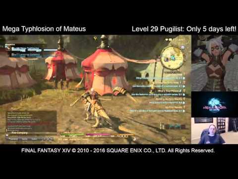 FFXIV - Level 29 Pugilist and only 5 days left! 4/25/16