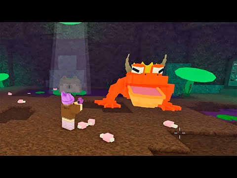 The Frog Invasion 99 nights in the Forest 🐸 🌳 Roblox Nezu Ka
