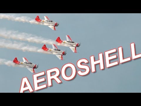 Aeroshell Aerobatic Team T-6 Texan 2019 Abbotsford Airshow (3D Binaural Audio)🎧