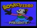 Bosko Video Logo Very Rare Sound Variant 1992