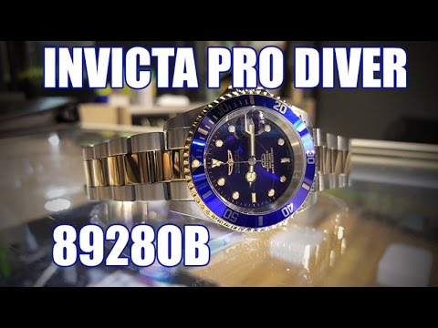 Invicta Pro Diver 8928OB - Review, Measurements, Lume