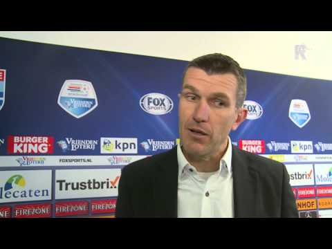 Marinus Dijkhuizen na afloop van PEC Zwolle - Excelsior