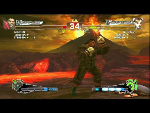 GASSTON(Balrog) VS Kil 5-Man(Chun Li)