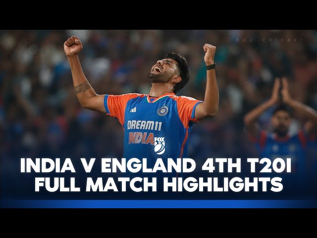 India vs. England 4th T20 I Full Match Highlights I Kayo Mini I 01/02/25 I Fox Cricket