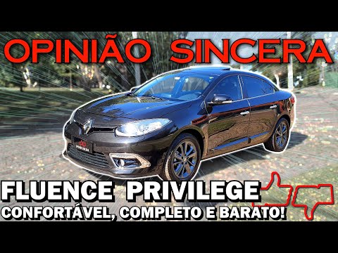 Renault Fluence Privilege - Sedan bom, barato, confortável e com espaço para a família inteira!