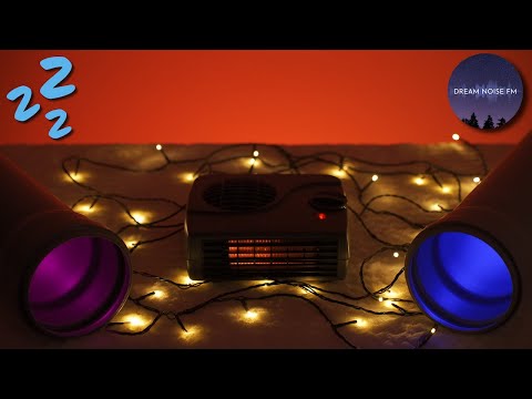 10 Hours of Fan Heater Sound with Deep Pipe Drone | Sleep, Relax, Focus