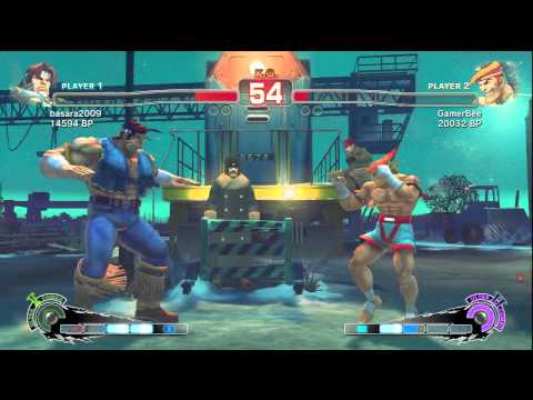 SSF4: basara (T.Hawk) VS GamerBee (Adon)