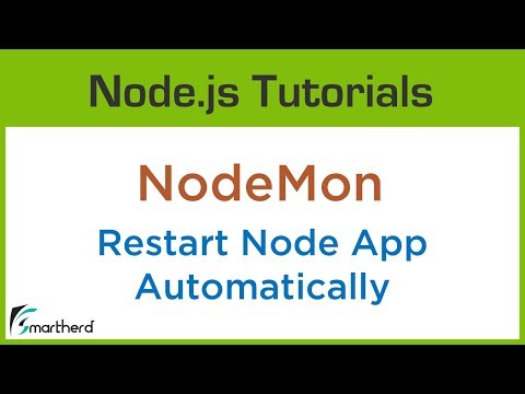 Monitor your file changes nodemon npm packages in Node Js