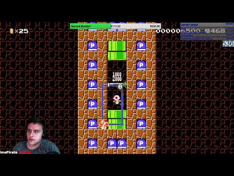 Don't Touch P (intense) (0.8%) ~ by Jeanbatman ~ Super Mario Maker Gameplay