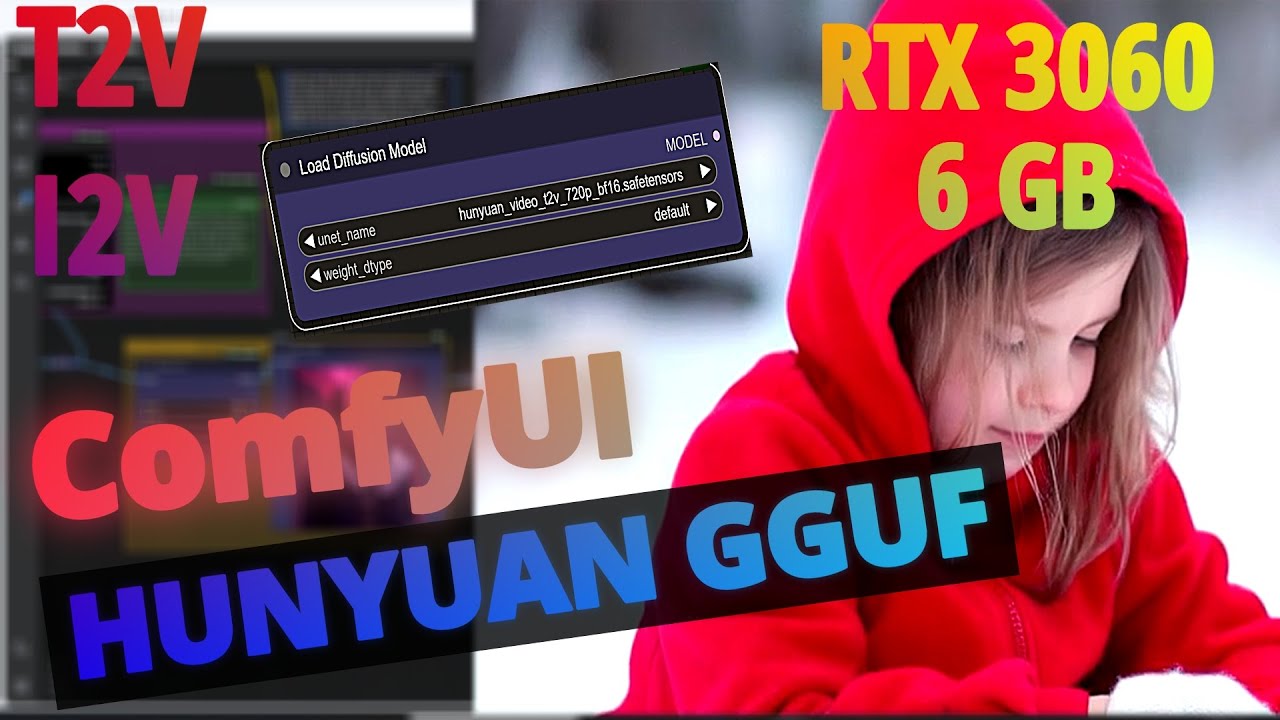 Comfyui Tutorial : How To Run Hunyuan GGUF #comfyui #hunyuan #comfyuitutorial