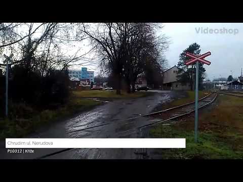 Železniční přejezd Chrudim město (vlečka) / Czech railroad crossing