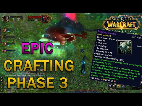 Epic Crafting Quest Full Guide - WoW Classic SoD Phase 3 -