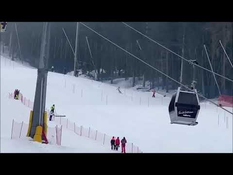 第19回冬季デフリンピック競技大会(イタリア) アルペンスキー回転の様子