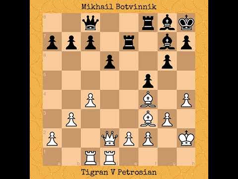 Tigran V Petrosian vs Mikhail Botvinnik | World Championship Match, 1963 #chess