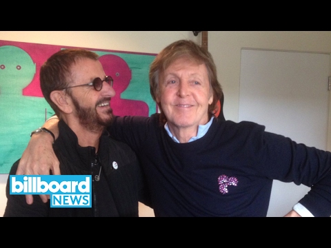 Beatles Ringo Starr and Paul McCartney Have a Studio Reunion | Billboard News