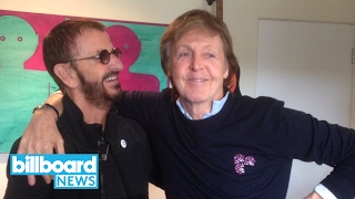 Beatles Ringo Starr and Paul McCartney Have a Studio Reunion | Billboard News