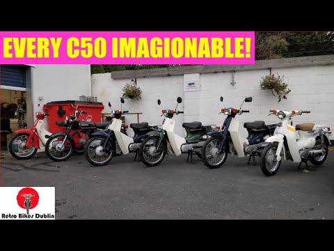 Honda C50 - 2002 Honda c50  - Honda super cub c50 (dark blue) 2002 review / overview & test drive