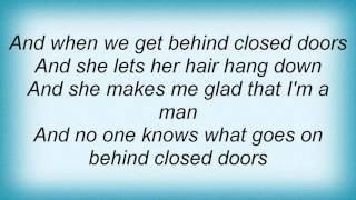 17388 Percy Sledge - Behind Closed Doors Lyrics