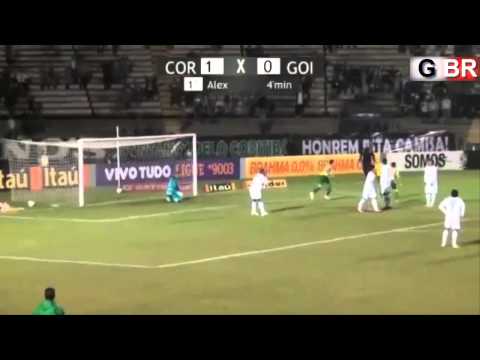 Gols de Coritiba 3 x 0 Goiás - Brasileirão 31-05-14