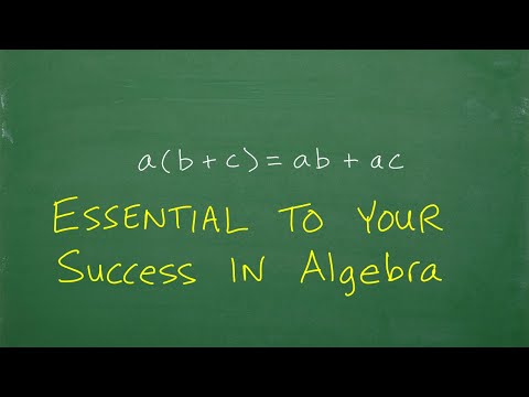 Essential Basic Algebra Skill – Distributive Property