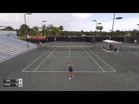 Elvina Kalieva v Tiphanie Fiquet - W25 DAYTONA BEACH