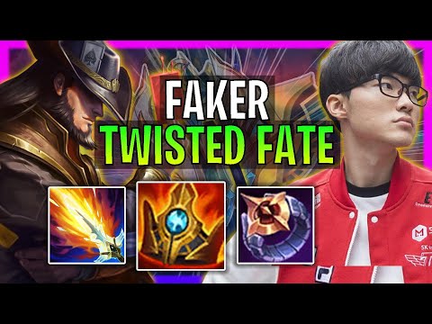 T1 Faker Plays Twisted Fate Mid vs Orianna! | Season 2024