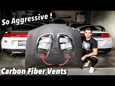 My 1999 TURBO DSM Gets CARBON FIBER Hood Installed! (Looks INSANE)