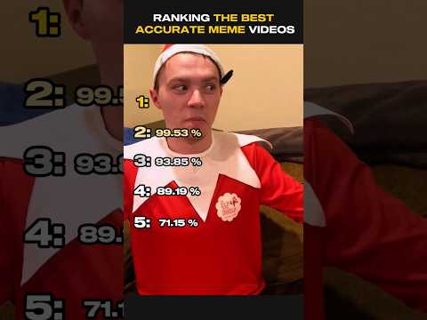 Ranking The Best Accurate Meme Videos #ranking #funny #accuracy