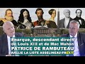 Énarque descendant de Louis XIII et Mac Mahon, P.de Rambuteau sur la liste ASSELINEAU-FREXIT