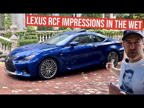 Lexus RC F in the rain up Little Cottonwood Canyon | There is no comparison