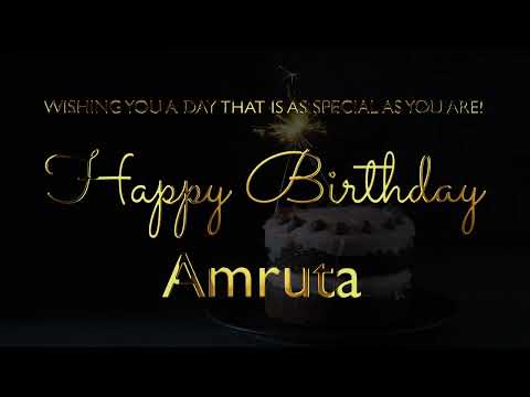 Happy Birthday Amruta