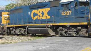 preview picture of video 'CSX O713 Winston 2/25/09'