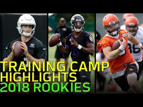 First Look at Notable Rookies in Training Camp: Jackson, Rosen, Mayfield & More! | NFL Highlights