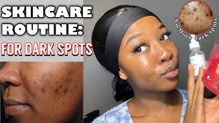 MY SKINCARE ROUTINE FOR DARK SPOTS & SCARS ‼️| Simple and affordable