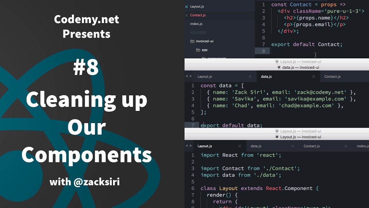 React: Cleaning up our Component - [008]