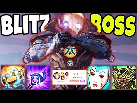 Meet the Top Lane BLITZCRANK RAID BOSS 🔥 8 SEC R WITH 1000 DMG 🔥 LoL TOP Blitz Season 10 Gameplay