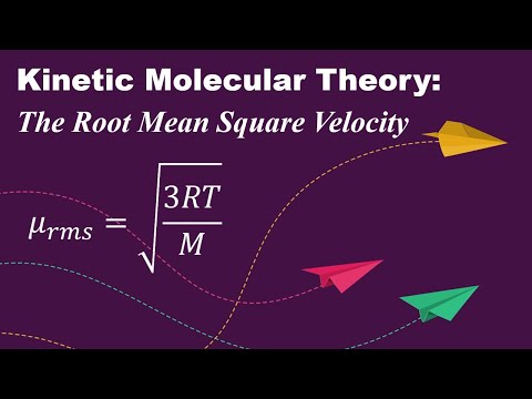 Root Mean Square Velocity Explained - Kinetic Molecular Theory