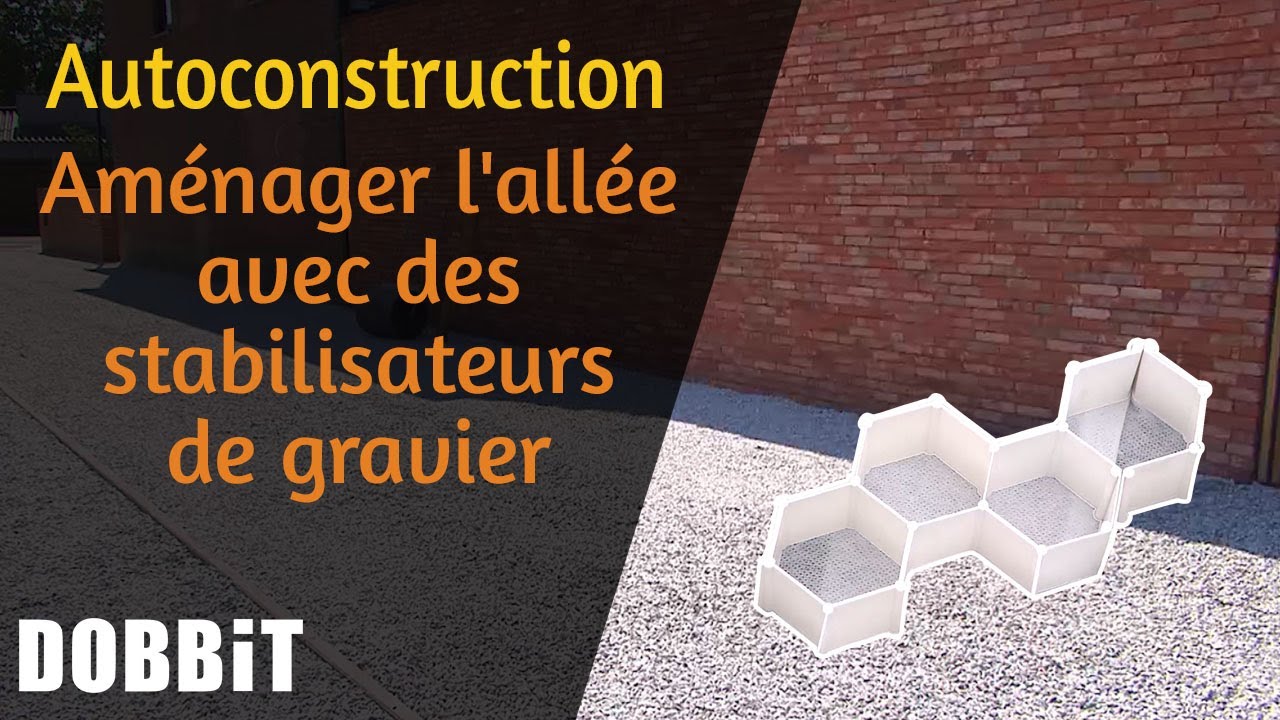 Autoconstruction – Aménager l'allée avec des stabilisateurs de gravier